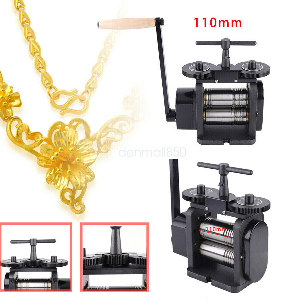 Jewelry Rolling Mill Machine 110mm Combination Manual Wire Rolling Mill