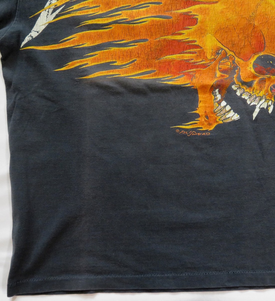 Metallica Vintage T Shirt 1994 Summer Tour Dates Pushead Metallica Vintage T Shirt 1994 Summer Tour Dates Pushead