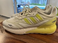 Size 7 - Adidas ZX 2K Boost White Metallic Silver for sale online