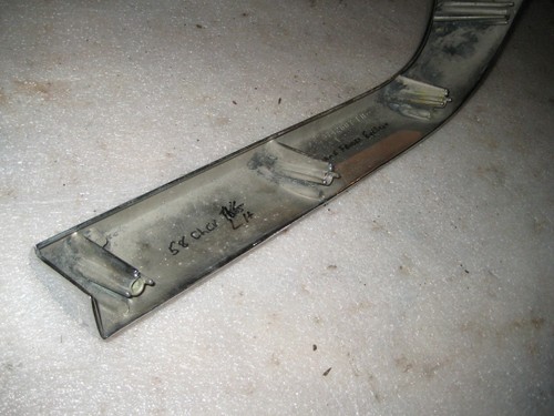 1958 CHEVROLET IMPALA FENDER MUSTACHE TRIM NEAR NOS VERY NICE - Picture 7 of 7
