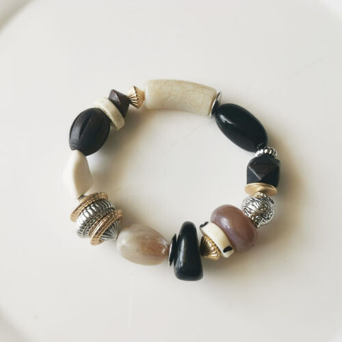 Neuf perles en résine Chicos bracelet élastique cadeau mode femmes fête bijoux de vacances - Photo 1/3