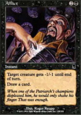 mtg cards with afflict Afflict - Foil ~ Moderately Played Odyssey MTG Magic UltimateMTG Black Card
