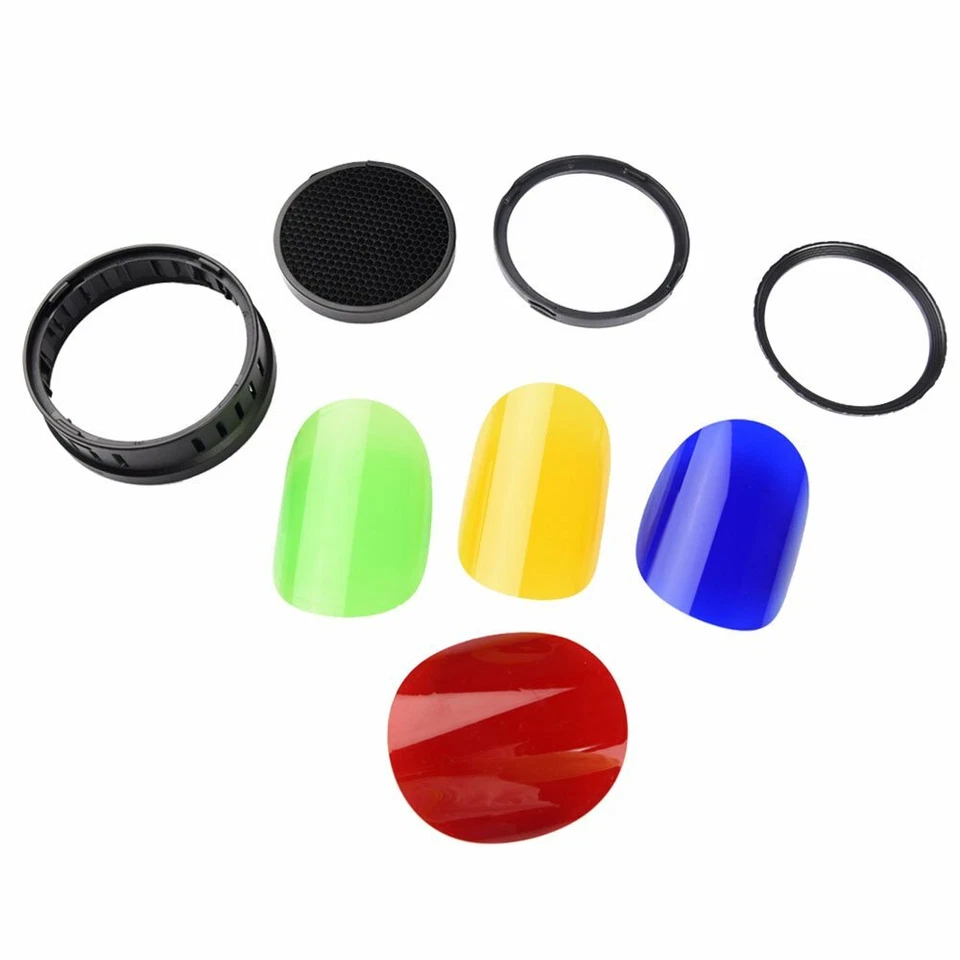 US Godox BD-08 Barn Door Color Filter Honeycomb Grid for AD400Pro Flash Light - Image 3 of 4