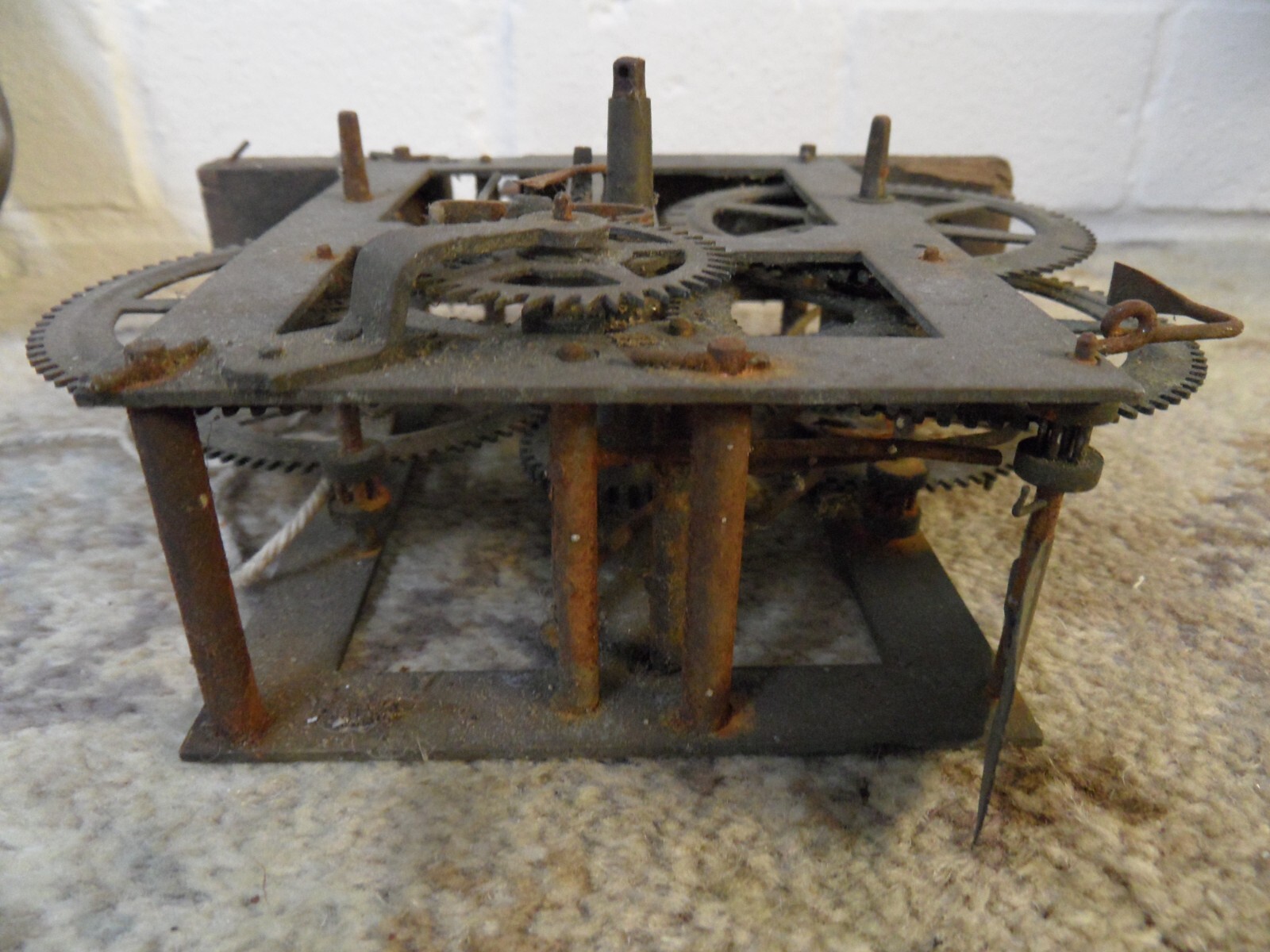 2 x Antique American Wall Clock Movements by E N Welch Clock Company eBay