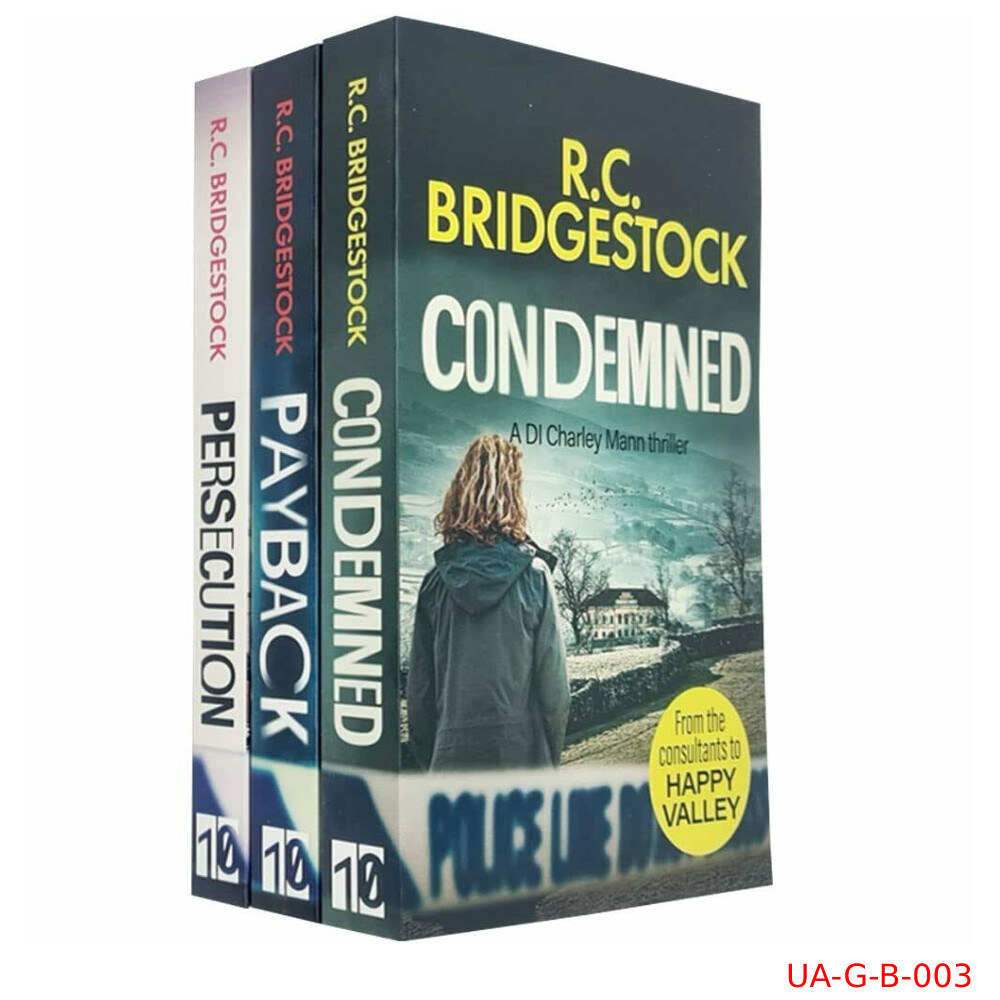 DI Charley Mann Crime Thrillers Series 3 Books Set By R.C. Bridgestock PB NEW