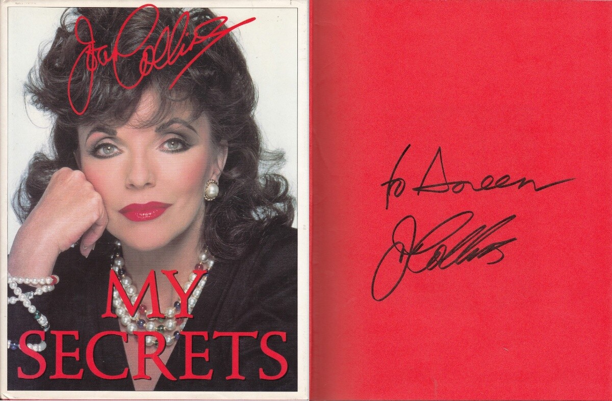 My Secrets - Joan Collins - Boxtree - SIGNED - Good - Hardcover