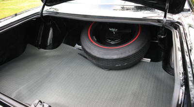 FITS 1970 MOPAR DODGE CORONET SUPER BEE R/T VINYL TRUNK MAT GRAY HERRINGBONE