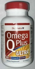 Dr. Sinatra Omega Q Plus Ultra 100Mg w/Resveratrol CoQ10 60ct - 1 MONTH SUPPLY