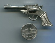 Vintage Miniature Metal Revolver 2 1/2"