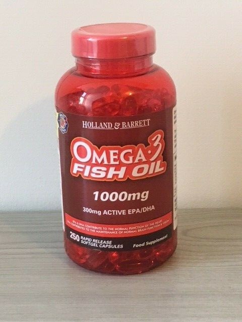 2 X Holland \u0026 Barrett Omega 3 Fish Oil 1000mg 250 Softgel Capsules |  Acquisti Online su eBay