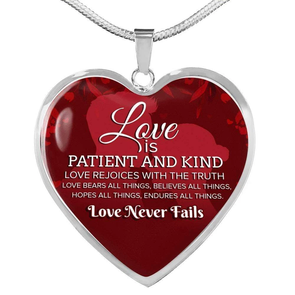 Verse love 2024 letter necklace