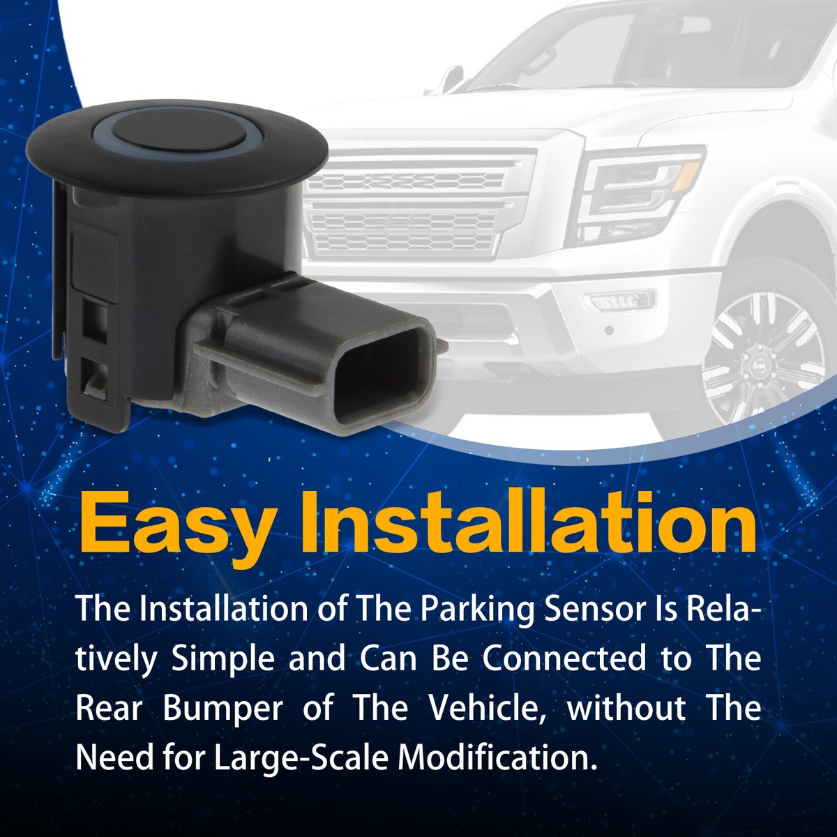 Rear Left Right Parking Assist Sensor For 2017-2019 Nissan Titan XD – AM Autoparts