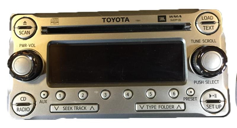 Toyota FJ Cruiser OEM Radio JBL 6 Disc Changer MP3 Cd Player AUX | eBay