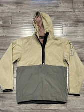 Trew Quarter Zip Pullover Lined Jacket Mens Small Unisex