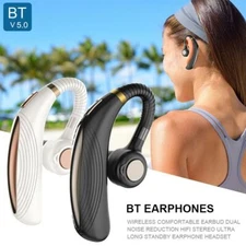 Driving Trucker Headset Wireless Bluetooth 5.0 Noise Cancelling Earpiece Earbuds