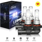 For GMC Sierra Yukon XL 1500 2500 9005 9006 LED Headlight High/Low Light Bulbs