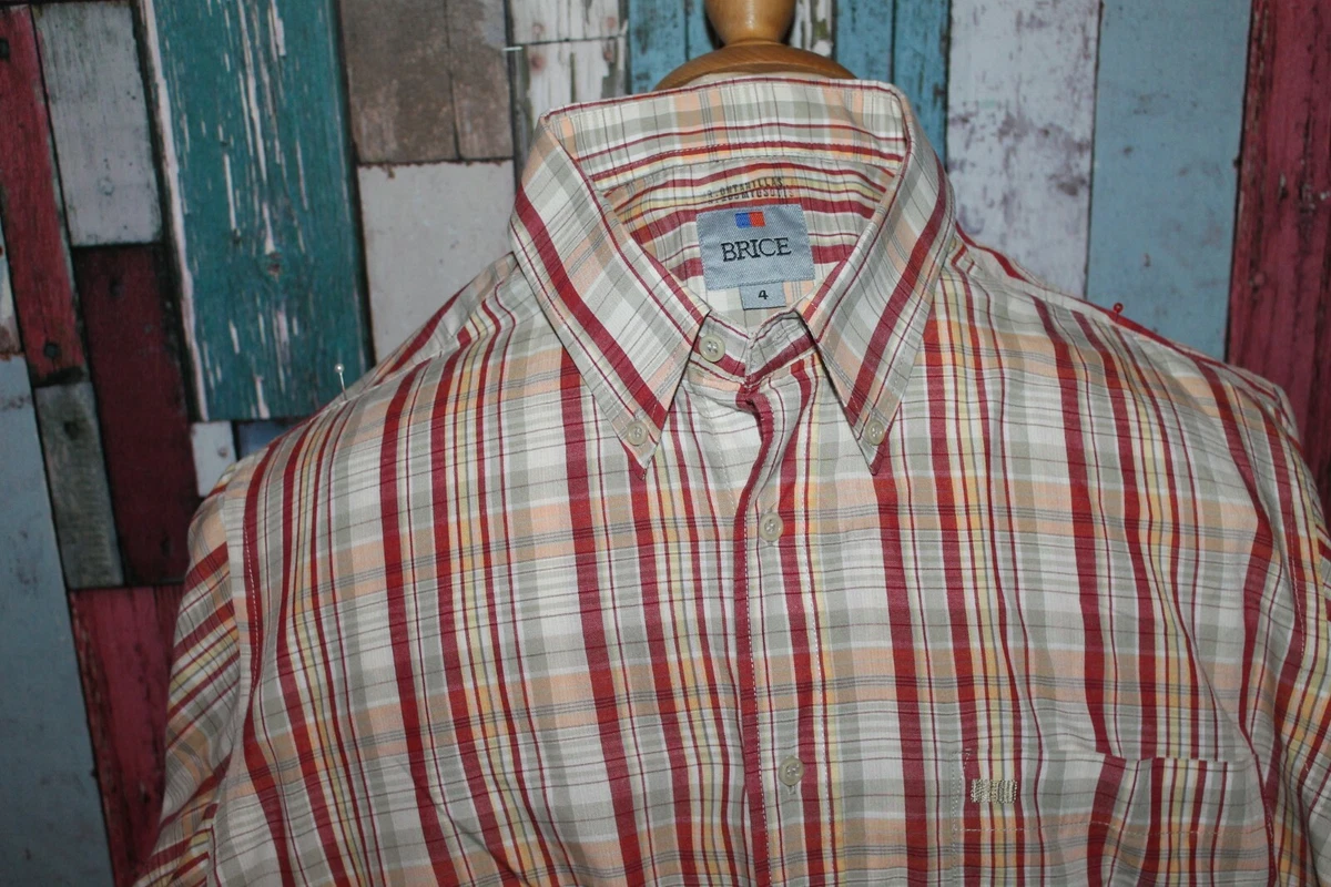 CHEMISE MC HOMME BRICE TAILLE 4 .PARFAIT ETAT eBay