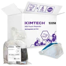 Kimberly-Clark 53358 95 Pouch Respirator (50 Per Package)