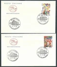 1993 ITALY FDC HORSE EUROPE NO ARRIVAL STAMP - CG