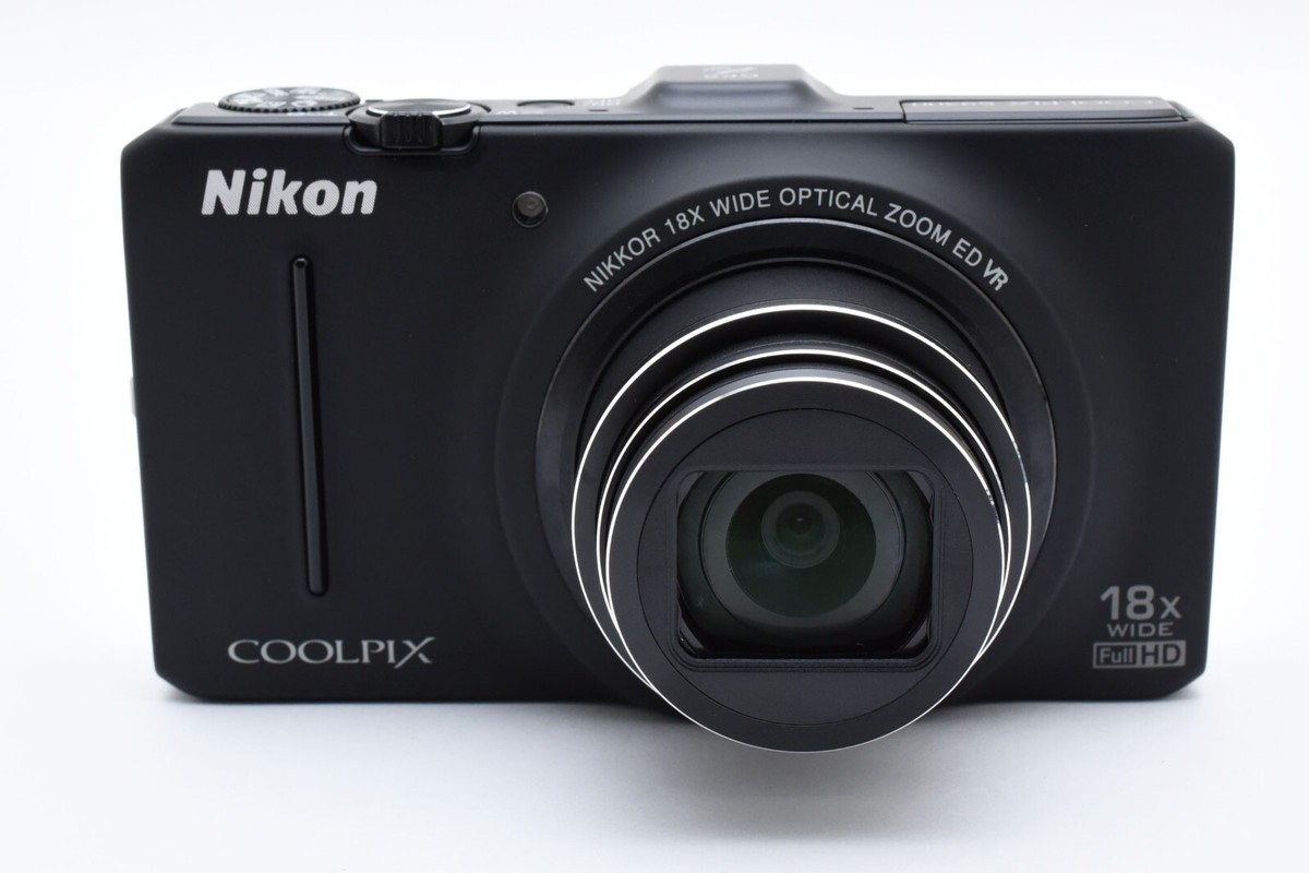 MINT] Nikon COOLPIX S9300 Black 16.0MP 18x Zoom Digital Camera w