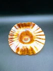 Fenton Holly Carnival Glass Hat Bowl