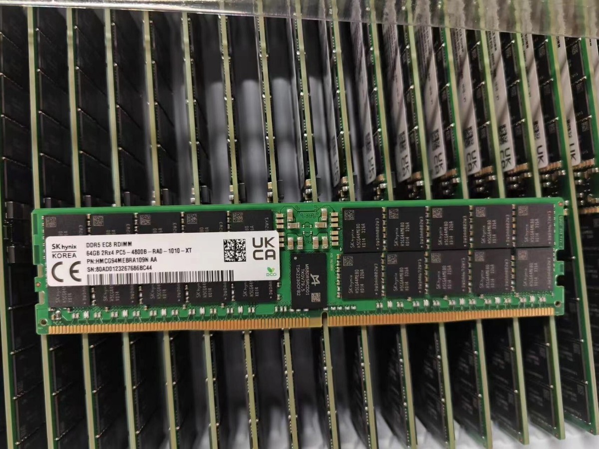 SK Hynix 64GB DDR5 4800 2Rx4 PC5-4800B-RA0 288pin Server RDIMM RAM