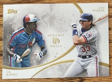 2023 Topps Dynamic Duals Raines & Walker, Montreal Expos #6