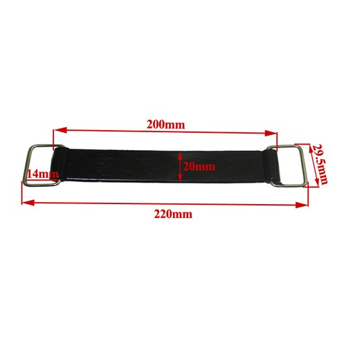 Rubber Battery Strap Belt For ATV Quad Go Kart Pit Dirt Bike Motorcycle - Picture 12 of 13