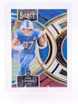 2023 Panini Select Sam LaPorta Premier Level Tri-Color Prizm Rookie /225 #106