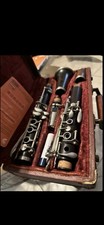D'Addario Wood Clarinet Black Color Musical Instrument with Case and Mouthpiece