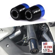 Motorcycle Handlebar Ends Fit for YZF-2024 2025 All Year Grips Handle R3 blue