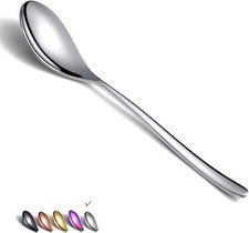 Dinner Spoons 6 Piece, 8.1'' Stainless Steel Tablespoons, Soup Spoons, Dessert