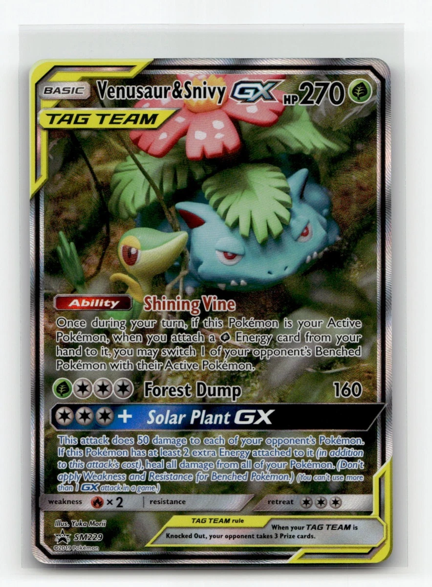 Venusaur & Snivy GX Pokémon TCG Cards for sale | eBay
