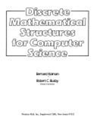 Discrete Mathematical Structures for Computer Science Paperback