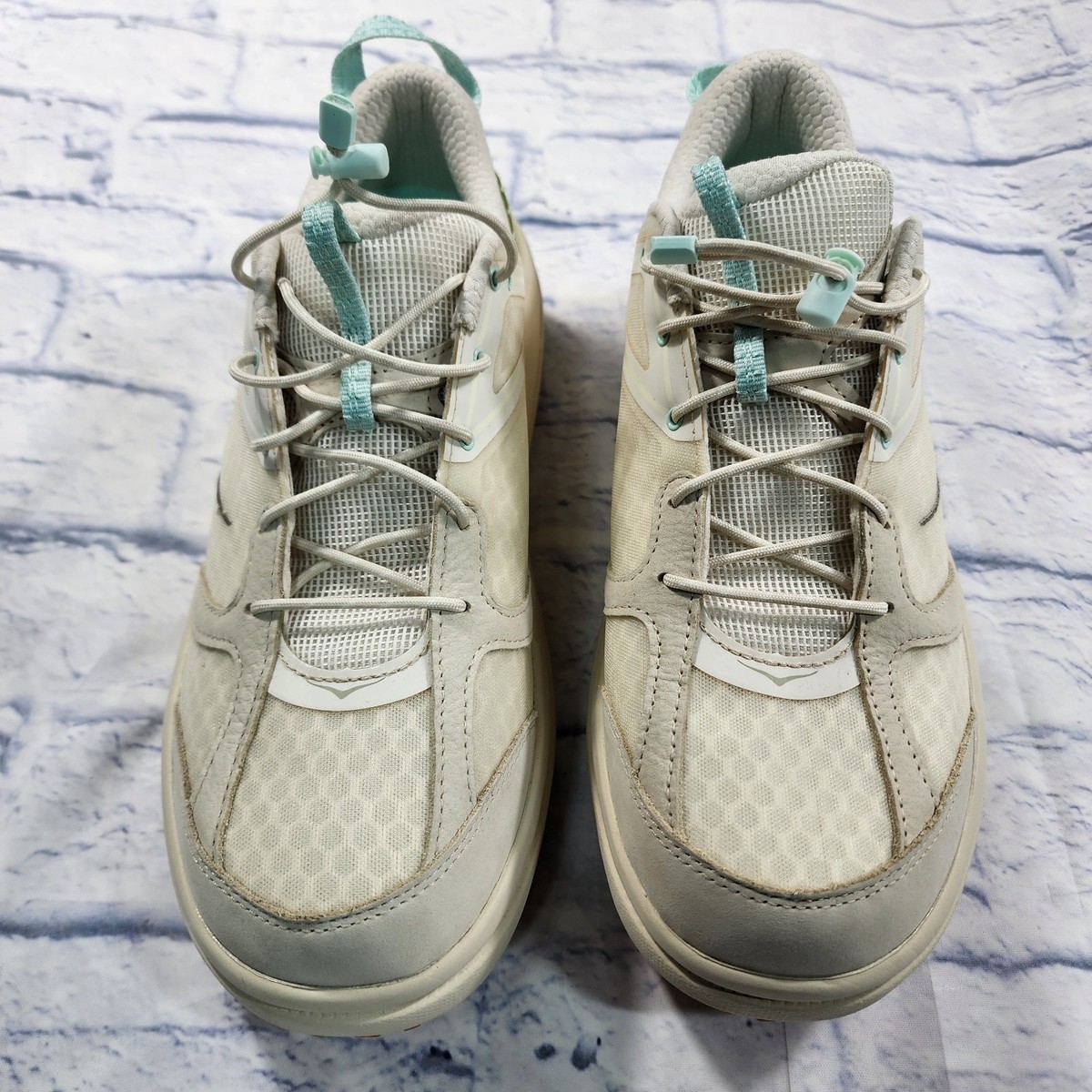 Hoka One U Bondi B3LS Running Shoes MENS SIZE 13 Oat Milk  display picture 3