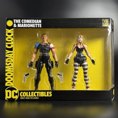2018 DC Direct Doomsday Clock - 20 Years - Comedian & Marionette  6  Figure