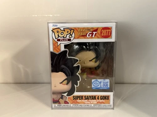 Funko Pop Plus: Dragon Ball GT - Super Saiyan 4 Goku (Dragon Fist) + Protector