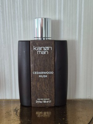 Kanon Man Cedarwood Musk Eau De Parfum Spray 3.4 Fl Oz NWOB