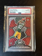 2022 ROMEO DOUBS MOSAIC RED WAVE 7/9 ROOKIE #341 PSA 10 PACKERS