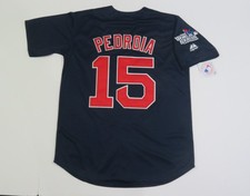 Dustin Pedroia #15 Boston Red Sox 2013 World Series Jersey Navy Blue