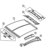 Genuine Mopar Windshield Frame 5097470AA