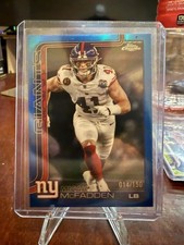 2026 Topps Chrome Micah McFadden Blue Refractor Color Match #014/150