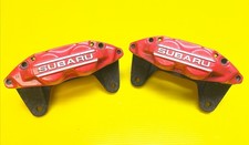 Subaru Impreza Wrx Gda Gdb Version 7 4 Pot Front Brake Calipers Pair 2001-07 Subaru Impreza Wrx Gda Gdb Version 7 4 Pot Front Brake Calipers Pair 2001-07