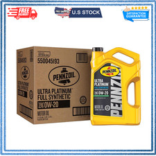 Pennzoil Ultra Platinum 0W-20 Full Synthetic Engine Oil, 5 Quart (3-Pack) 72.27 per gallon