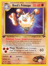 Brock's Primeape 1st Edition Uncommon Gym Challenge 35/132 NM