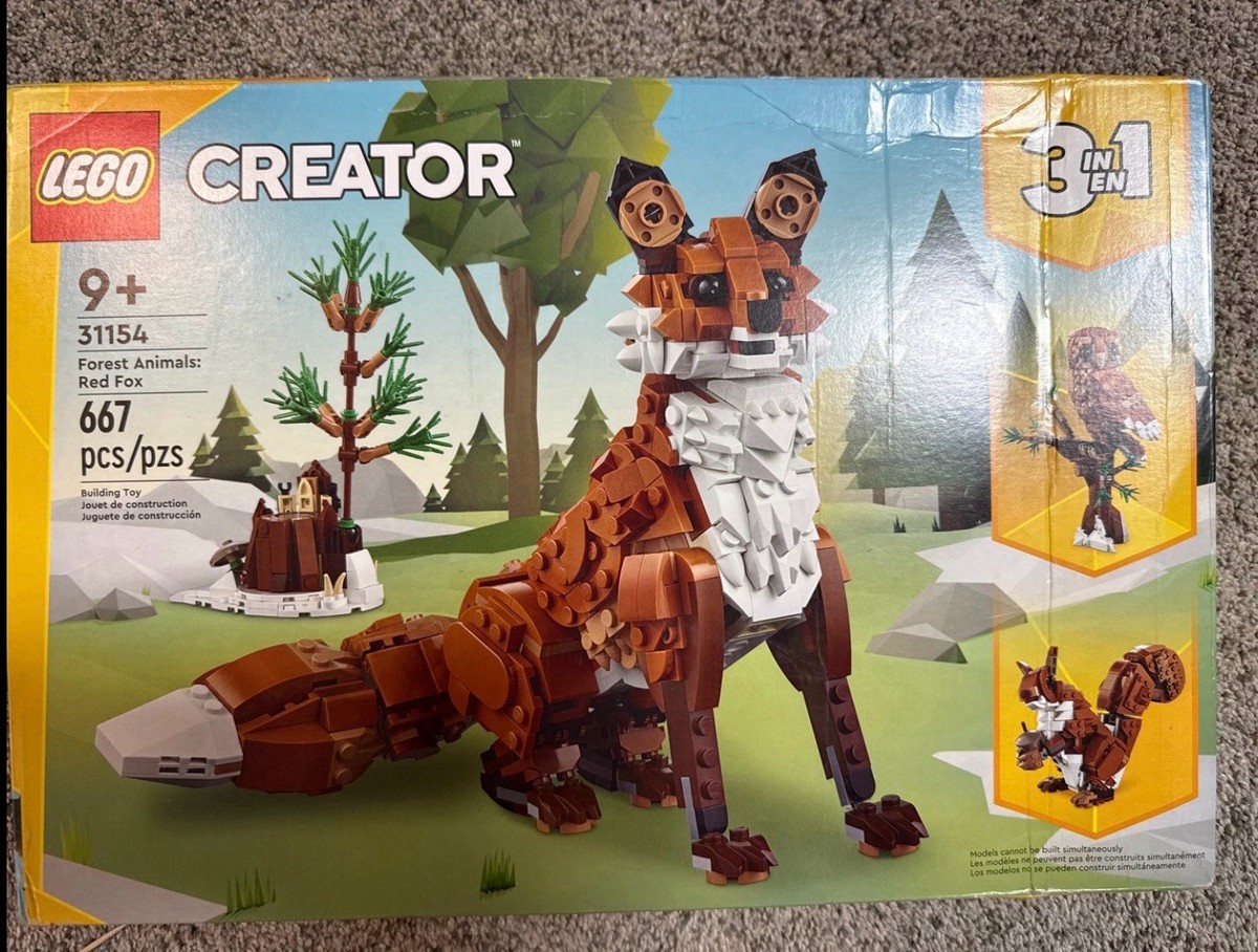 LEGO Creator 3 in 1 Forest Animals: Red Fox, 31154 NIB/ SEALED | eBay