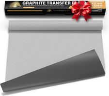 17 x 15Ft Graphite Transfer Paper Roll Wax-Free Carbon Tracing Paper for Drawing
