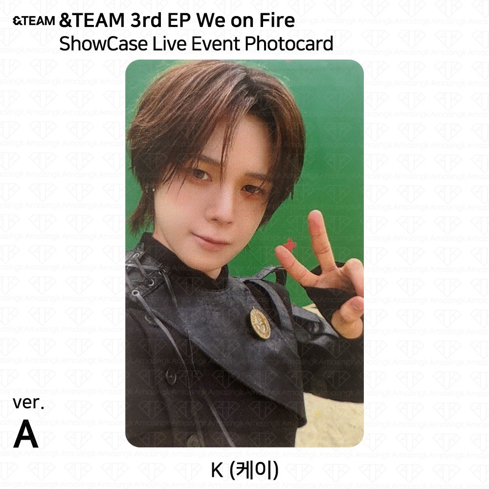 &TEAM 3rd EP Album We on Fire ShowCaseLive Event Photocard | eBay
