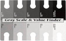 4x6in Gray Scale & Value Finder Tool for Artists, Made in USA
