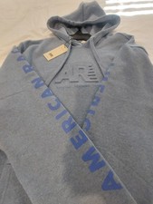 American Rag Mens Blue Pullover Hoodie Size M...